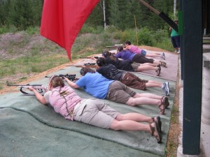 ladies prone shooting